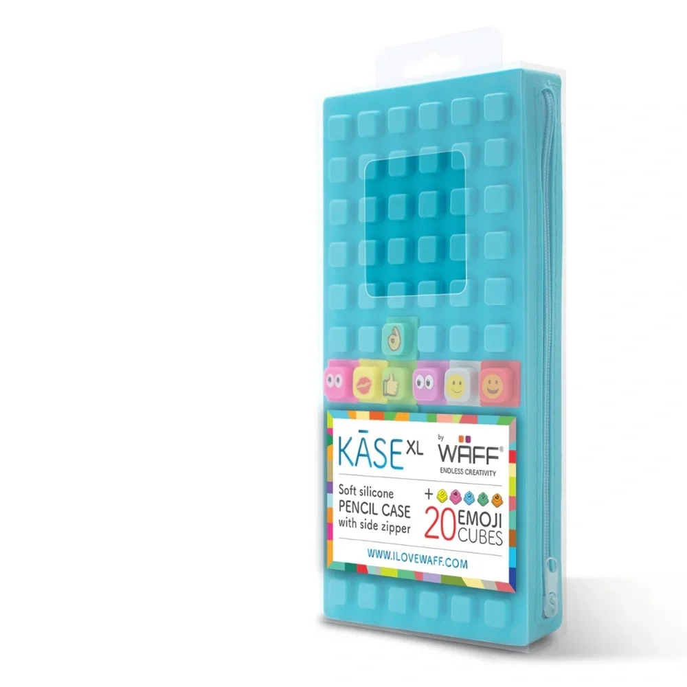 NEW WAFF KASE XL Pencil Case - Blue